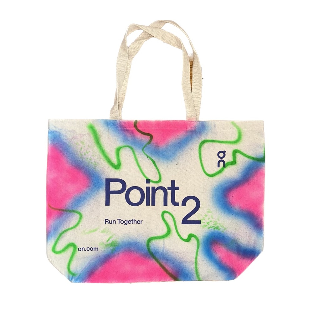 On running NYC marathon custom tote